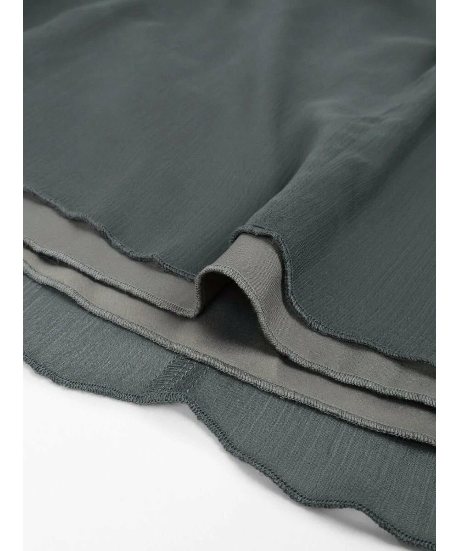 レースアップデザインジャンパースカート(gray)